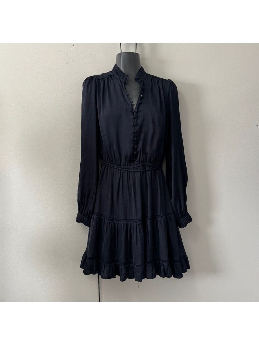 Ever New Navy Long Sleeve Dress Small